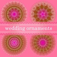 Wedding ornaments set N2