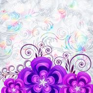 abstract floral background N120
