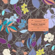 Floral card N52