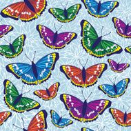 seamless pattern with butterflies N85
