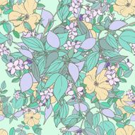 floral seamless pattern N713