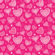 Hearts and butterfly seamless festive pattern N3