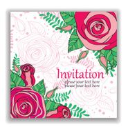 card with roses N3