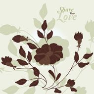 Love Flowers Card N13