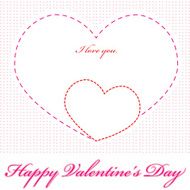 Valentines hearts Vector illustration N3