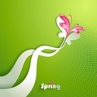 Abstract background with butterfly N2
