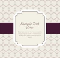Invitation vector card N3