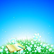 Romantic summer landscape