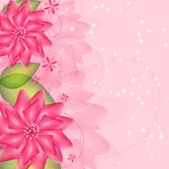 Stylish Floral Background Vector Illustration N7
