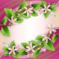 Background with beautiful flowers N2