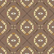 seamless pattern with boomerangs and spears N2
