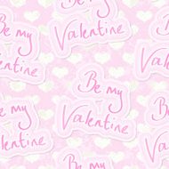 Be My Valentine Seamless Background