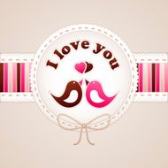 loving birds background
