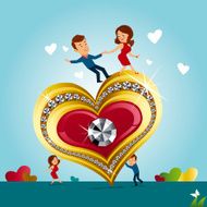 Couple with his love