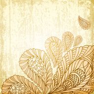 Vintage floral pattern N23