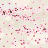 cherry blossoms background seamless N4