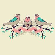 Love Birds card N3