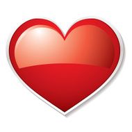 love heart shadow