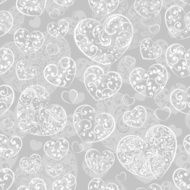 Seamless pattern of hearts N64