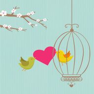 Birds in love N25