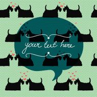 Cartoon dogs pattern N5