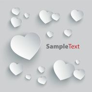 Heart theme background