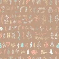 floral seamless pattern N715