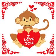 Monkey Valentine!