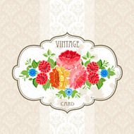 Vintage label for your design N6