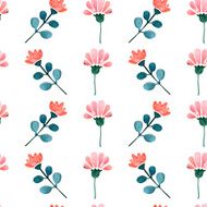 Watercolor seamless pattern N85