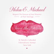 Wedding invitation design N4