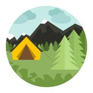 Camping Illustration N2