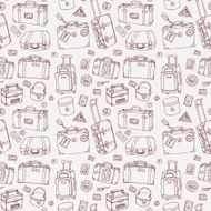 Suitcases Seamless background N7