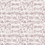 Suitcases Seamless background N8