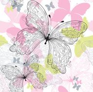 Romantic floral background N12