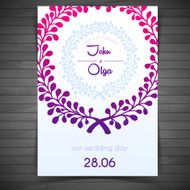 wedding invitation N188