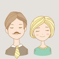 Happy family couple N2