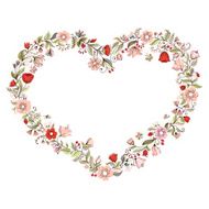 Floral heart N71