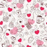 Love Seamless Pattern Sweet Holidays N3