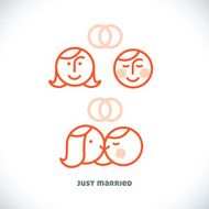 Wedding Smile Icons N2