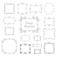 Vintage decoration elements N2