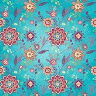 Bright spring seamless pattern with flowers N4