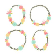 Flower vintage frame N2