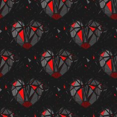 Geometric 3d Broken heart N5