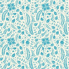 cute blue natural pattern