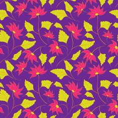 Flower seamless spring pattern