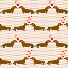 Cartoon dogs patern N2