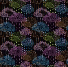 Rain seamless pattern N14