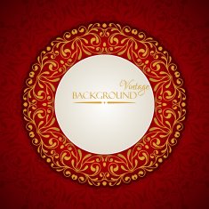Elegant vintage background with lace ornament N2