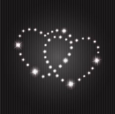 Valentines day heart backgroung vector illustration N10